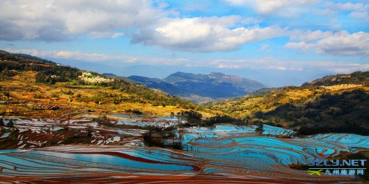 山乡春早 梯田