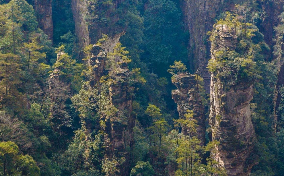  湖南武陵源：世界罕见的石英砂岩峰林峡谷地貌